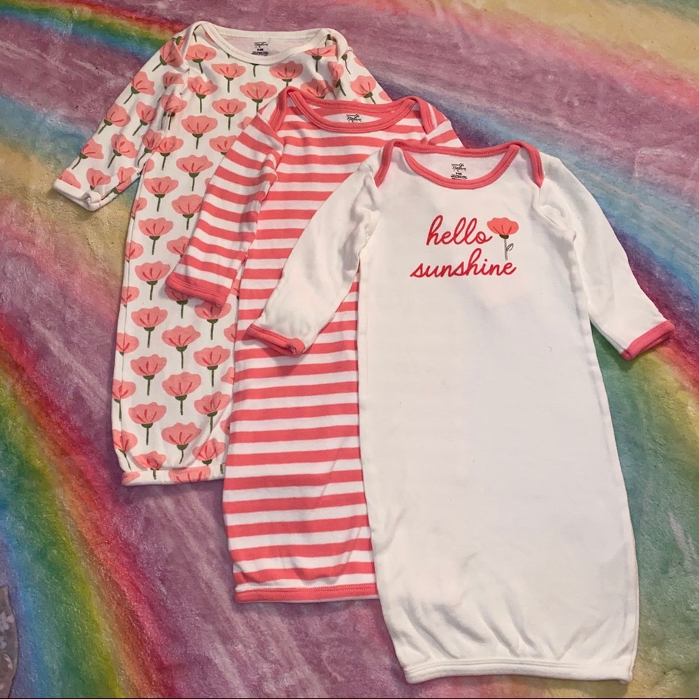 3-piece Baby sleep sack/ gown 0-6M